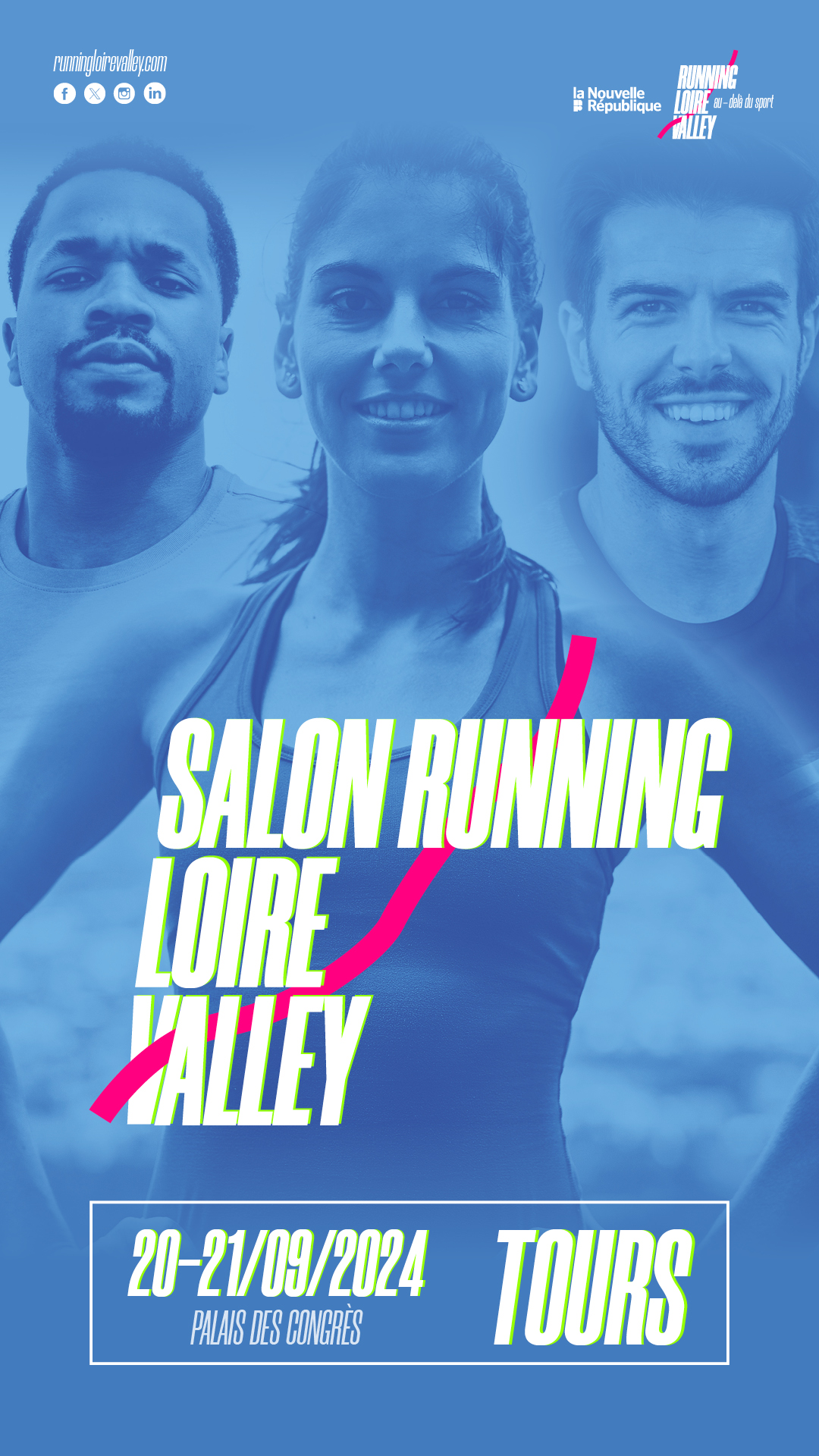 salon running loire valley tours 2024