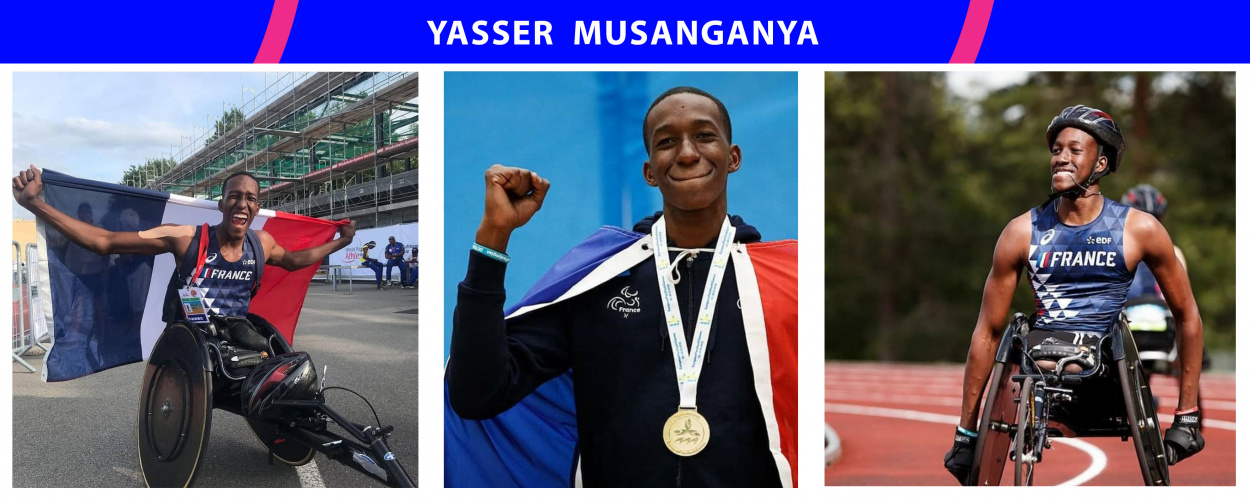 Yasser Musanganya handisport parrain 10&20km de Tours Marathon