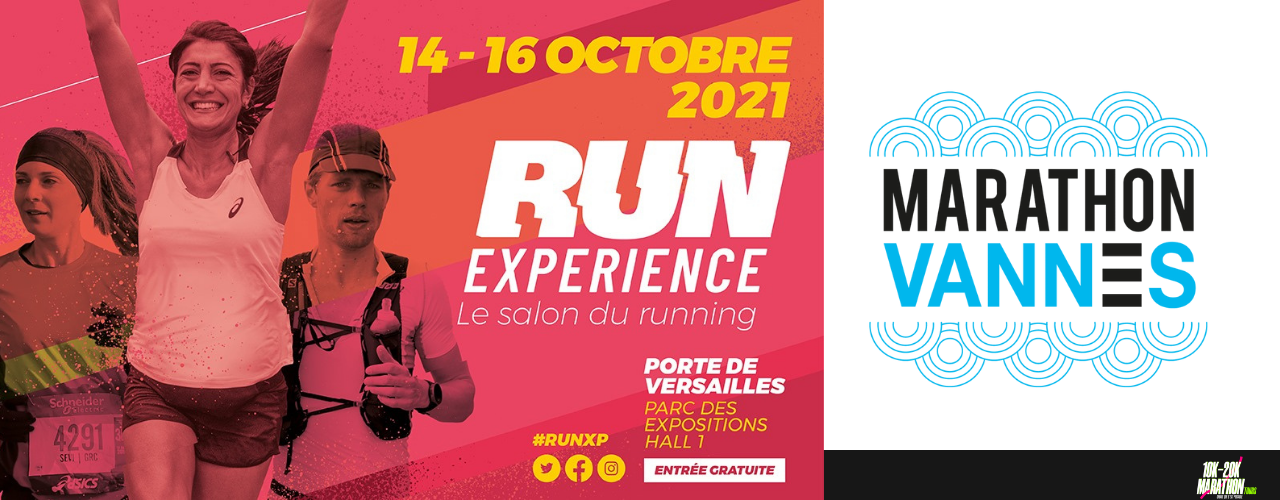 RENDEZ-VOUS AU SALON RUN EXPERIENCE A PARIS ET AU MARATHON DE VANNES ! 