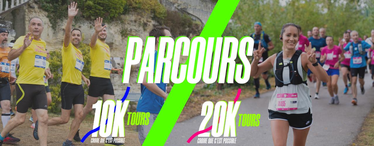 Découvre les parcours des 10 et 20 km