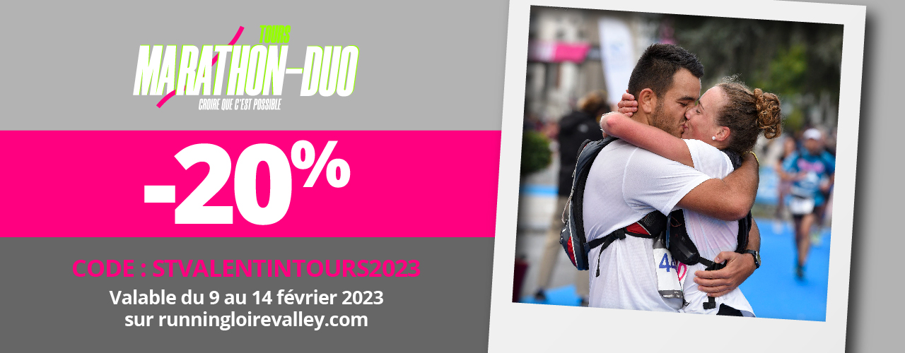 - 20% sur le Marathon Duo pour la Saint Valentin