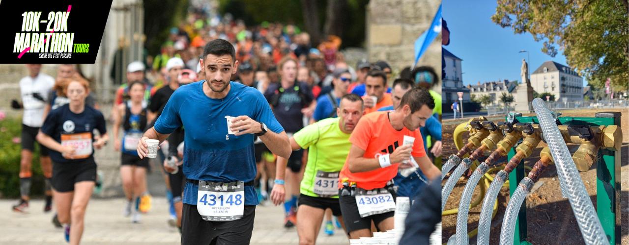 Objectif réduction des déchets sur le Marathon, 10 et 20 km de Tours