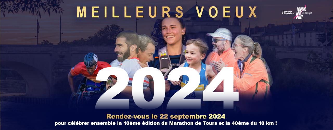 meilleurs voeux 2024 marathon tours