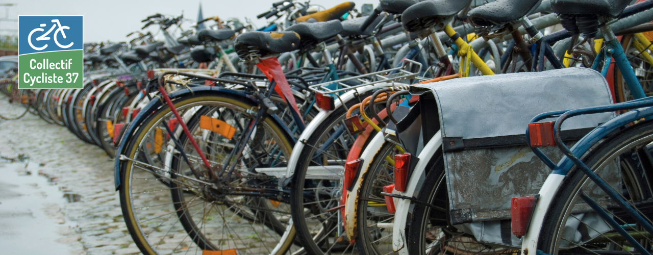 Des parkings vélos avec Le Collectif Cycliste 37