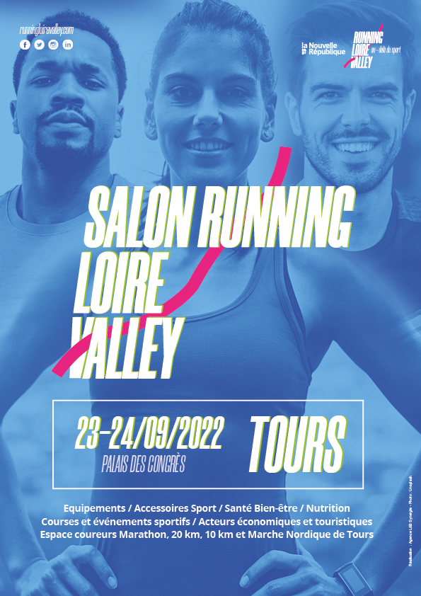 affiche salon running loire valley 2022
