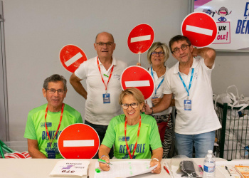 bénévoles marathon 10 et 20 km de Tours 